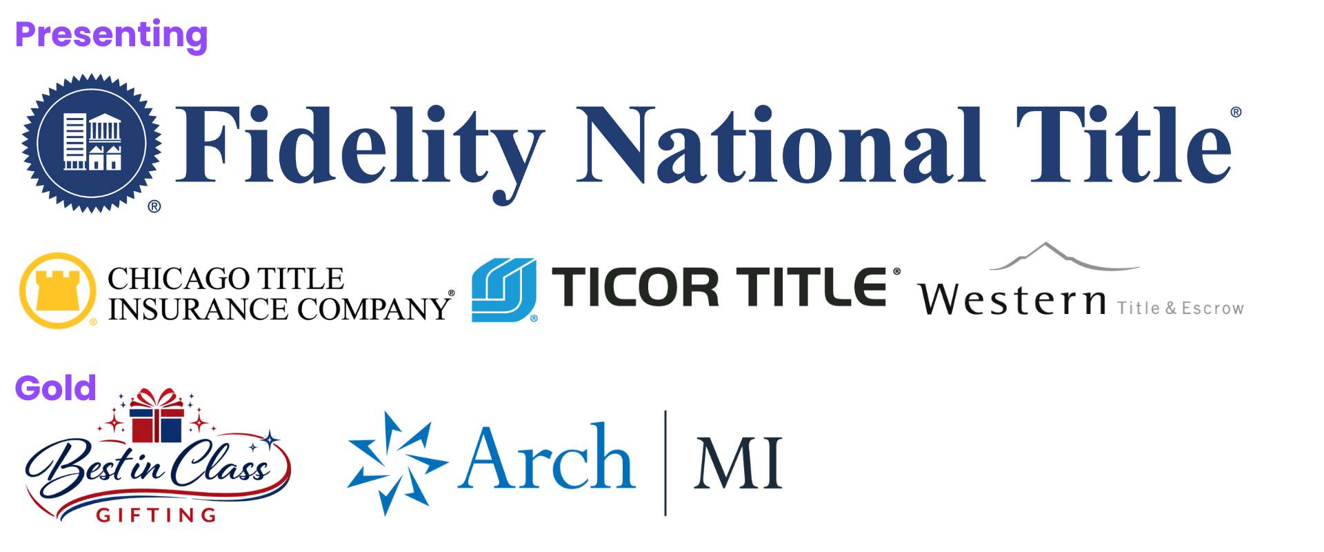 2026 Portland Area Fall 8-Hour NMLS Continuing Education Sponsor: 2026 Tualatin Spring Sponsors